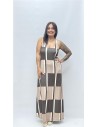 VESTIDO CALI MARRON