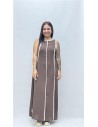 VESTIDO MANCIE MARRON