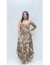 VESTIDO ABIGAIL MARRON