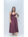 VESTIDO INCA BURDEOS