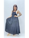 VESTIDO LAZO NEGRO
