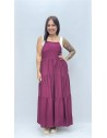 VESTIDO LAZO BURDEOS
