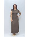 VESTIDO CAIRO MARRON