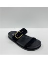 SANDALIA 2 TIRAS NEGRO