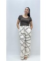 PANTALON PINTO MARRON