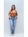 TOP CLOE LISO TEJA