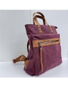 MOCHILA BICOLOR BURDEOS