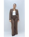 CHAQUETA LOE MARRON