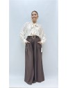 PANTALON TATIANA MARRON