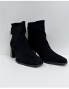 BOTIN SERRAJE CREMALLERA TRASE NEGRO