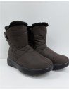 BOTA IMPERMEABLE CON VELCRO MARRON