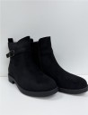 BOTIN SERRAJE HEBILLA LATERAL NEGRO