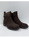 BOTIN SERRAJE HEBILLA LATERAL MARRON