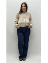 JERSEY CON CAPULLA ADELA CAMEL